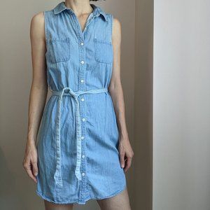 Gap Chambray Shirt Dress